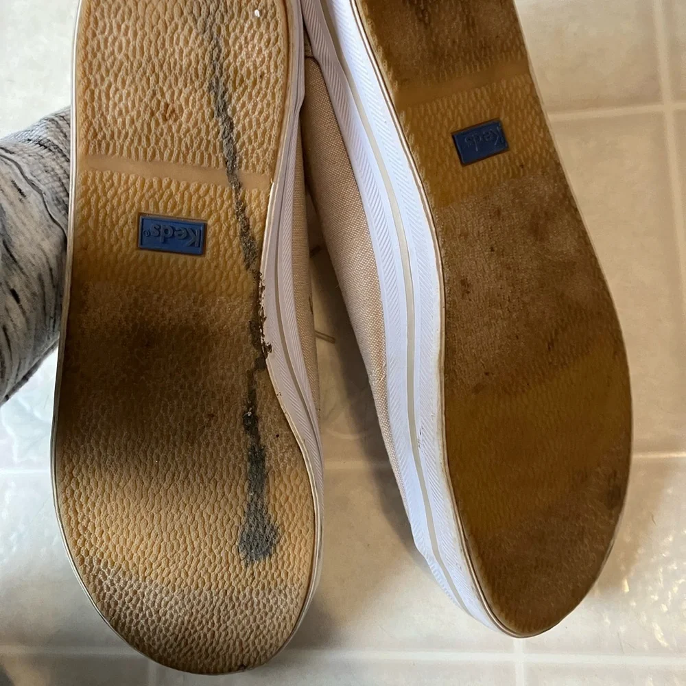 Keds‎ ortholite tan canvas lace up Sneakers